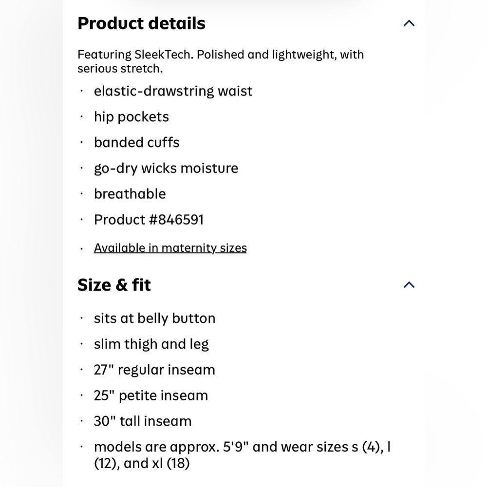 SET OF 3 Old Navy High-Waisted SleekTech Joggers, Size Medium - Picture 7 of 8